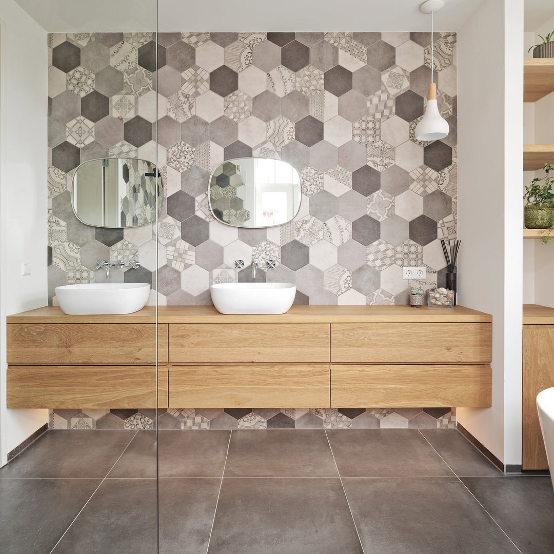 Gelaagd concept met badmeubel Bretagne
