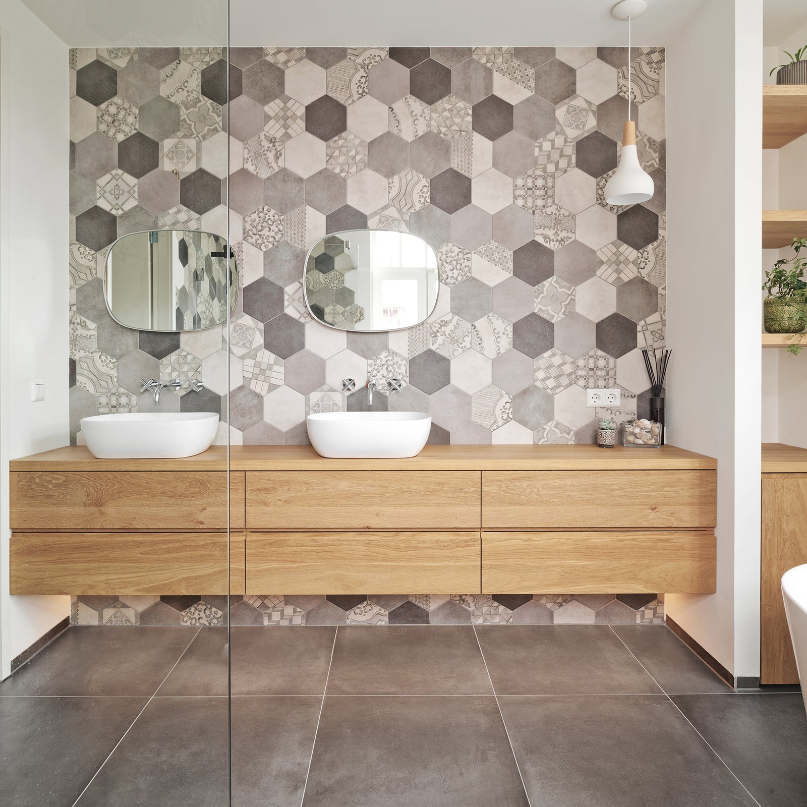 Gelaagd concept met badmeubel Bretagne