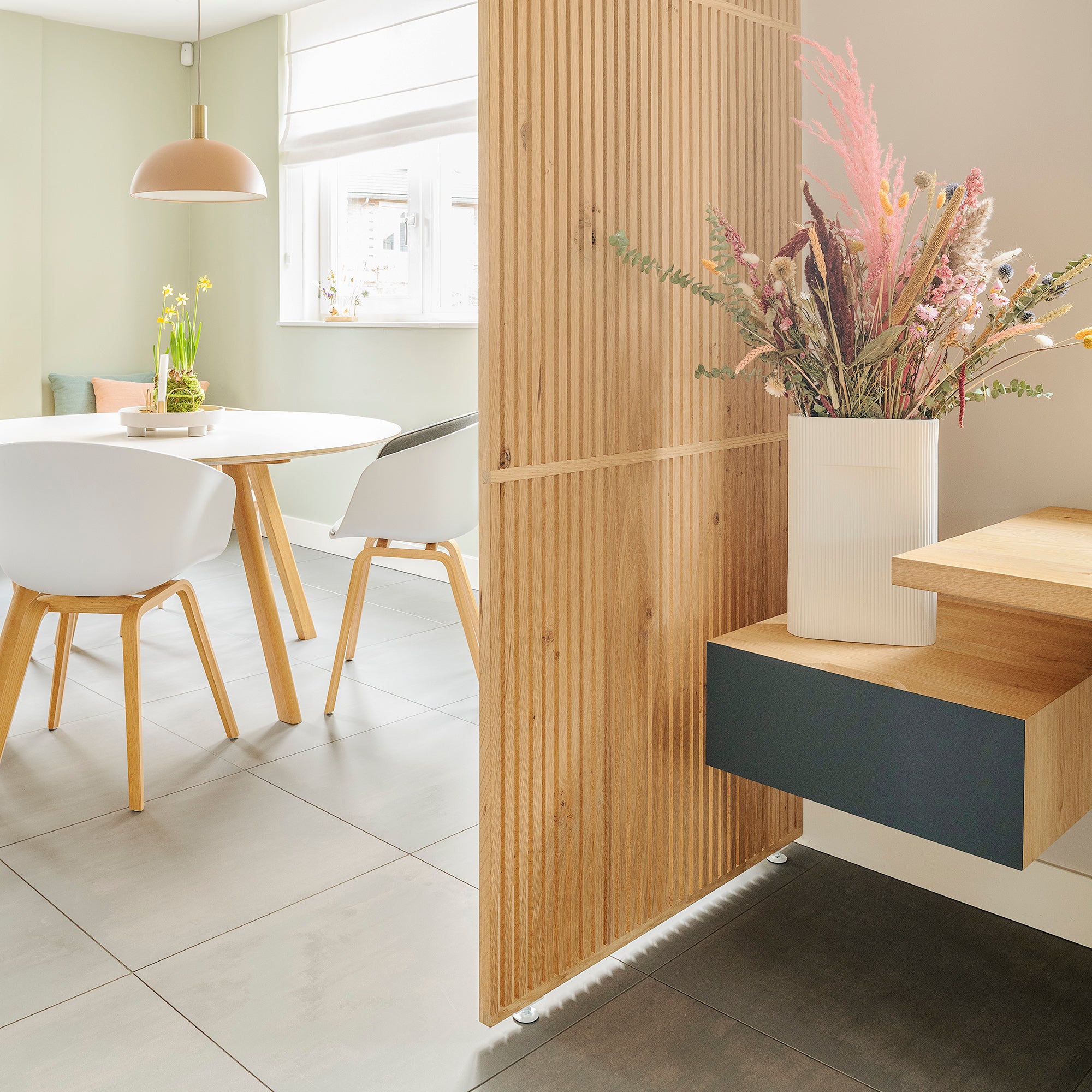 LINEA Roomdividers licht eiken