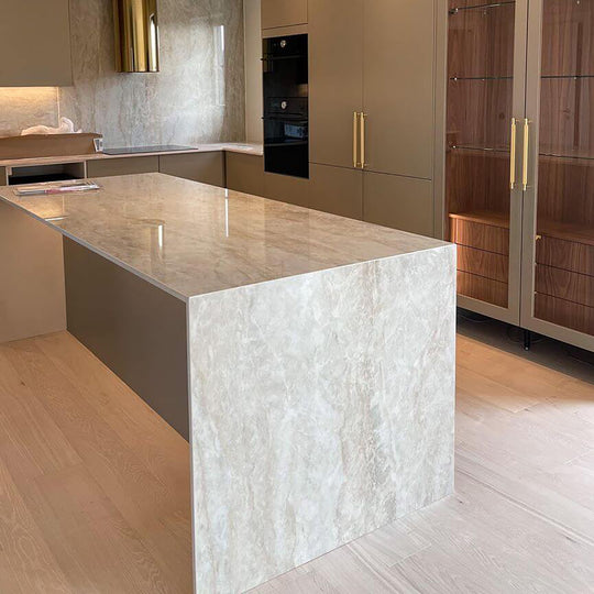 Houtmerk - Dekton Arga XGloss keukenblad - Maatwerk werkblad keramiek Keramiek Houtmerk