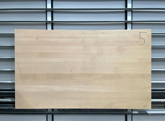 Houtmerk -  Massief houten panelen vingerlas - Restpartij diverse maten - SALE Werkbladen Houtmerk 40mm Beuken Lamel - 161x93cm | #005  