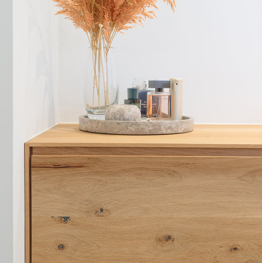 Houtmerk - Houten Badmeubel Malaga 75cm - Massief hout maatwerk - SALE Badmeubels houtmerk