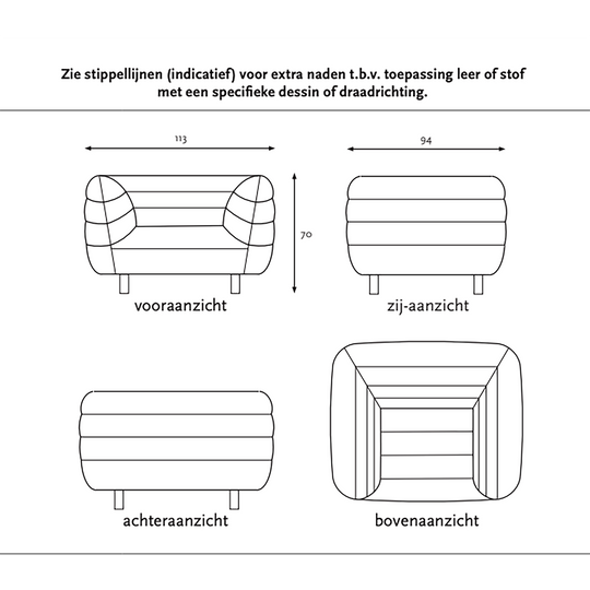Label - Cocoon - Sofa Stoelen Label van den Berg