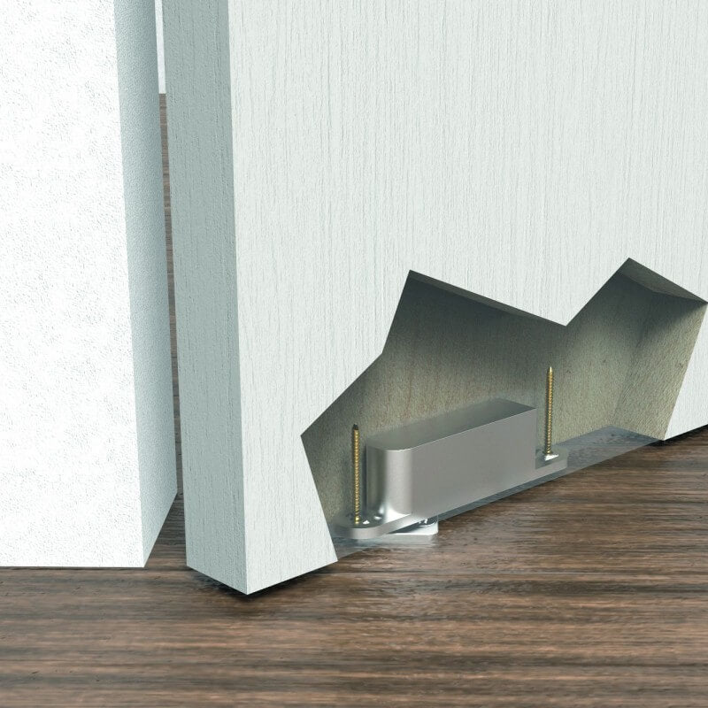 Houtmerk - Maatwerk taatsdeur zonder kozijn - Overschilderbaar Wit Deuren Houtmerk