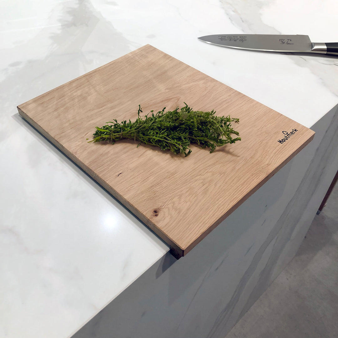 Houtmerk Gusto - Eiken snijplank met geleider Houtmerk