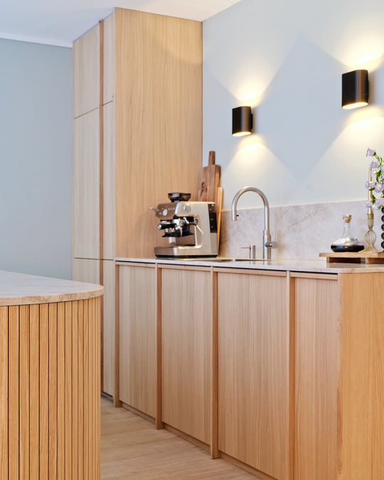 Houtmerk - Kast Duet 05 - Zitkast met lades Kastcombinatie Houtmerk