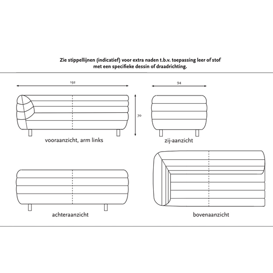 Label - Cocoon - Sofa Stoelen Label van den Berg