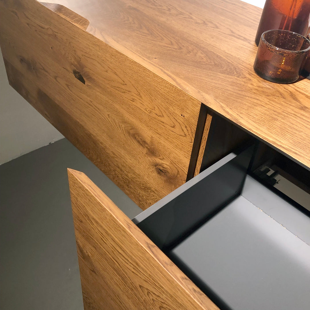 Badmeubel Azur eikenhout met lade 160cm - SALE Kasten Houtmerk