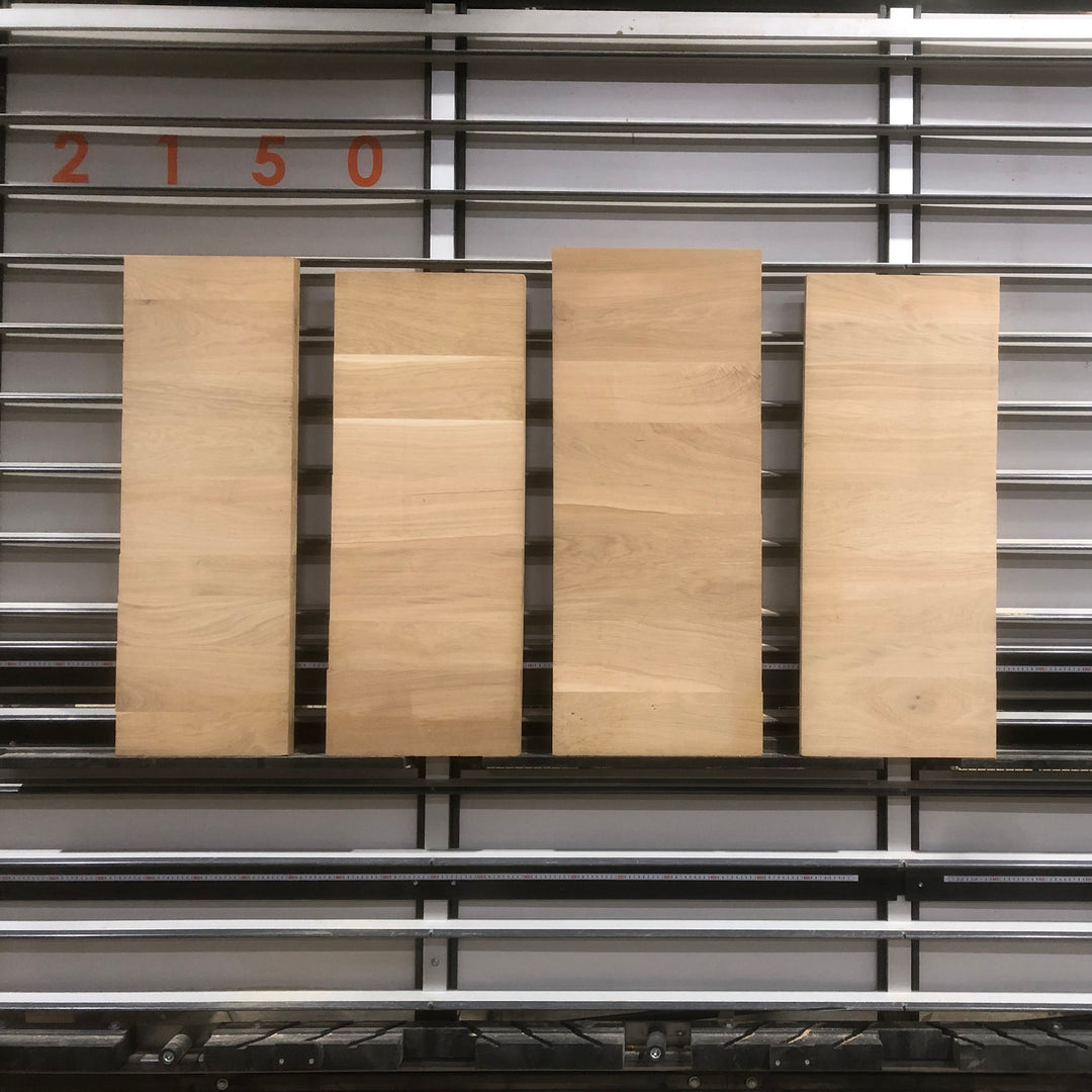 Gereserveerd Houtmerk - Bundel panelen massief eiken resthout - SALE Houtmerk
