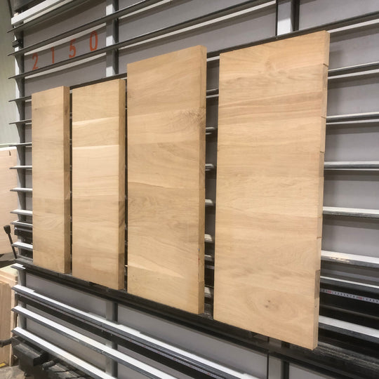 Gereserveerd Houtmerk - Bundel panelen massief eiken resthout - SALE Houtmerk