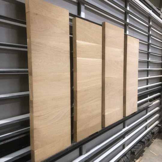 Gereserveerd Houtmerk - Bundel panelen massief eiken resthout - SALE Houtmerk