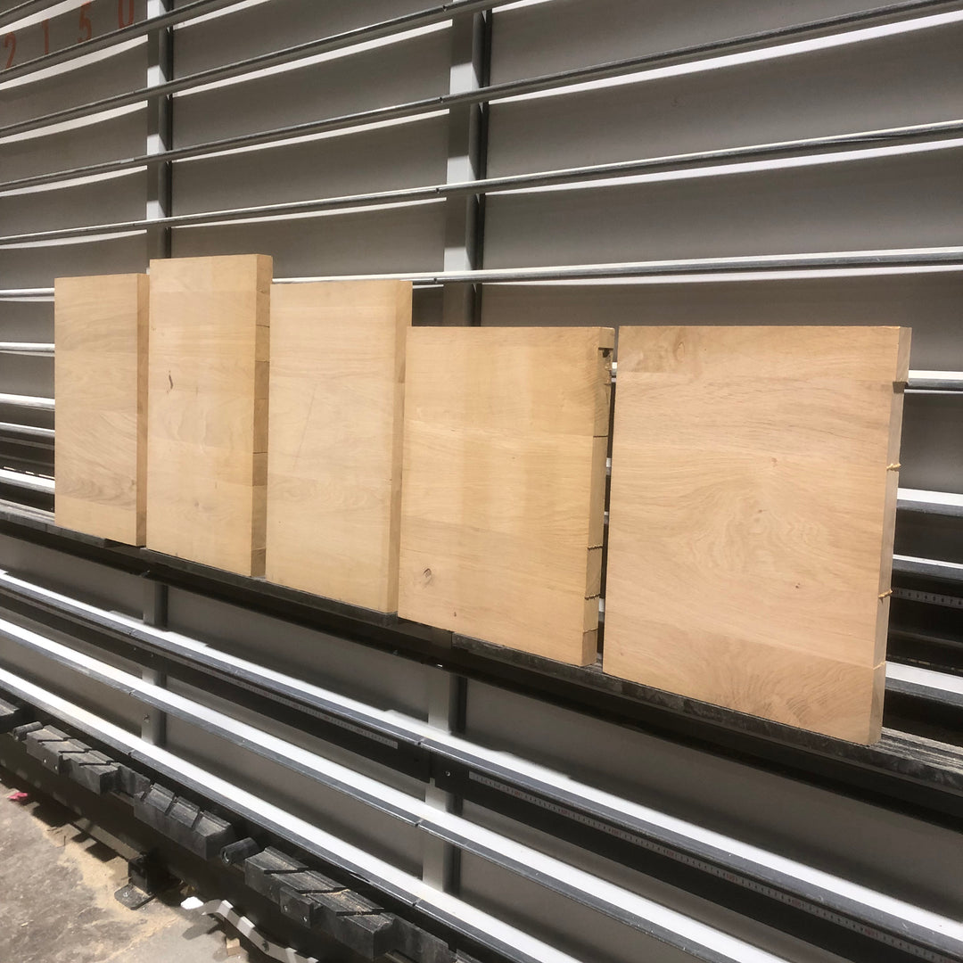 Houtmerk - Bundel panelen massief eiken resthout - SALE Houtmerk