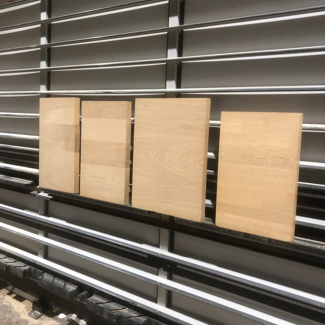 Houtmerk - Bundel panelen massief eiken resthout - SALE Houtmerk