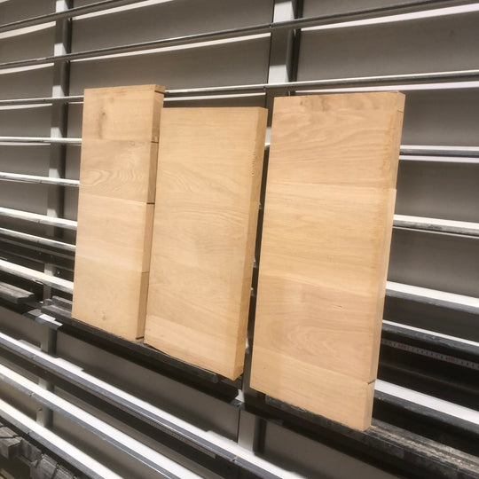 Houtmerk - Bundel panelen massief eiken resthout - SALE Houtmerk