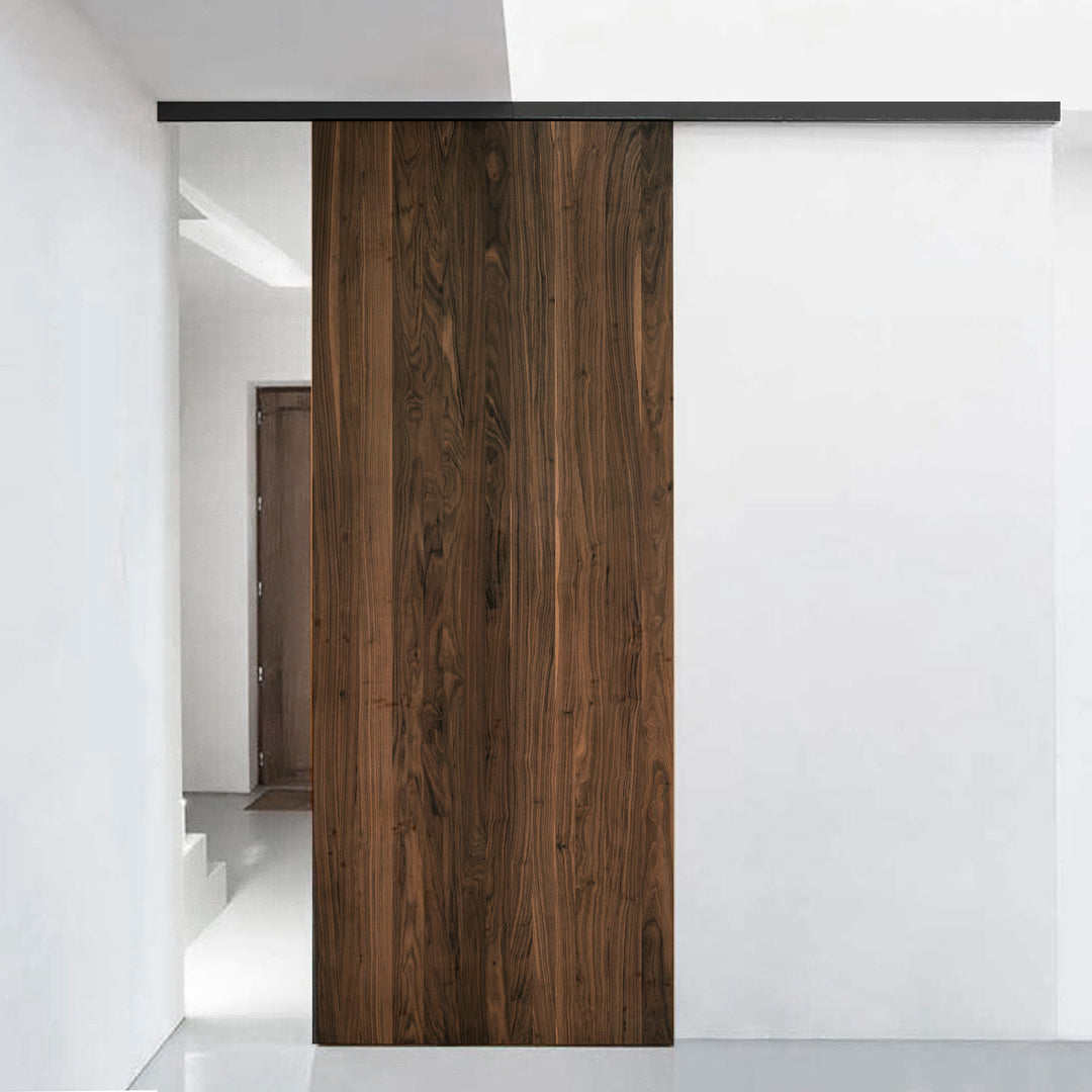 Houtmerk - Maatwerk houten Schuifdeur - Noten Deuren Houtmerk