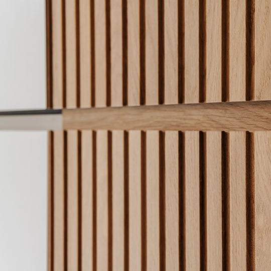 Houtmerk - Maatwerk houten Schuifdeur - Geprofileerd eiken Deuren Houtmerk