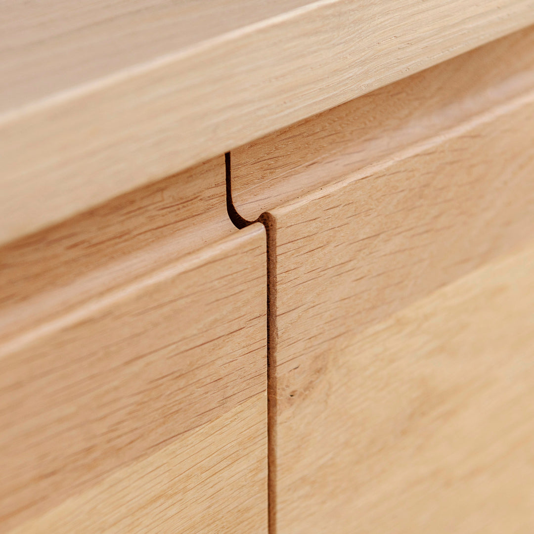 Houtmerk Domus® - Halfhoge kast met nisplanken - Massief hout maatwerk Kasten Houtmerk