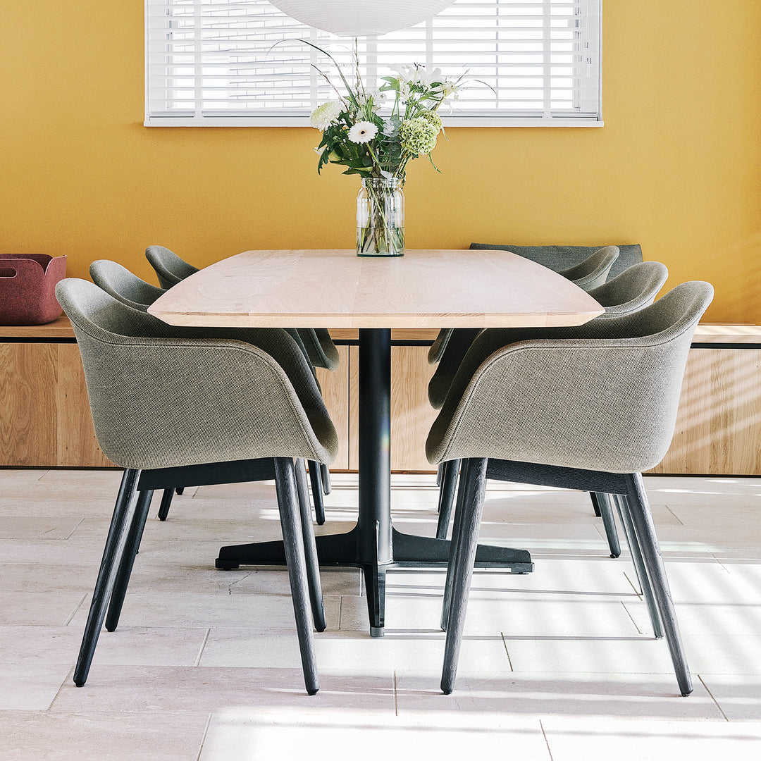 Houtmerk Domus® - Eetkamer zitbank met lades - Massief hout maatwerk Kasten Houtmerk