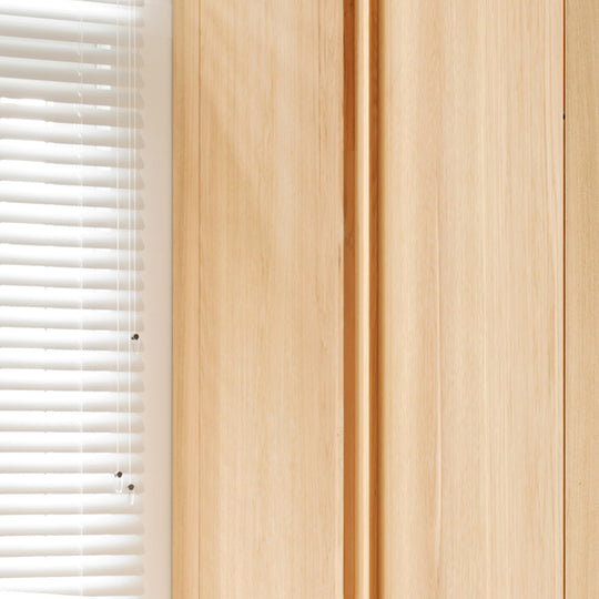 Houtmerk - Kast Lusso 04 - Hoge kast met houten Spatio vak Kastcombinatie Houtmerk