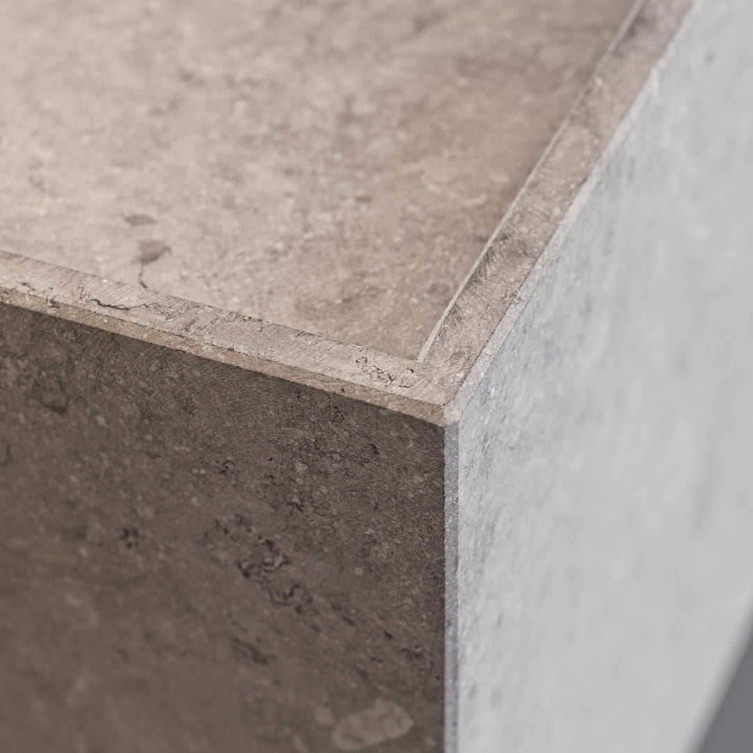 Houtmerk - Partout dubbele wastafel 180cm - Concreto - Natuursteen uit voorraad Houtmerk