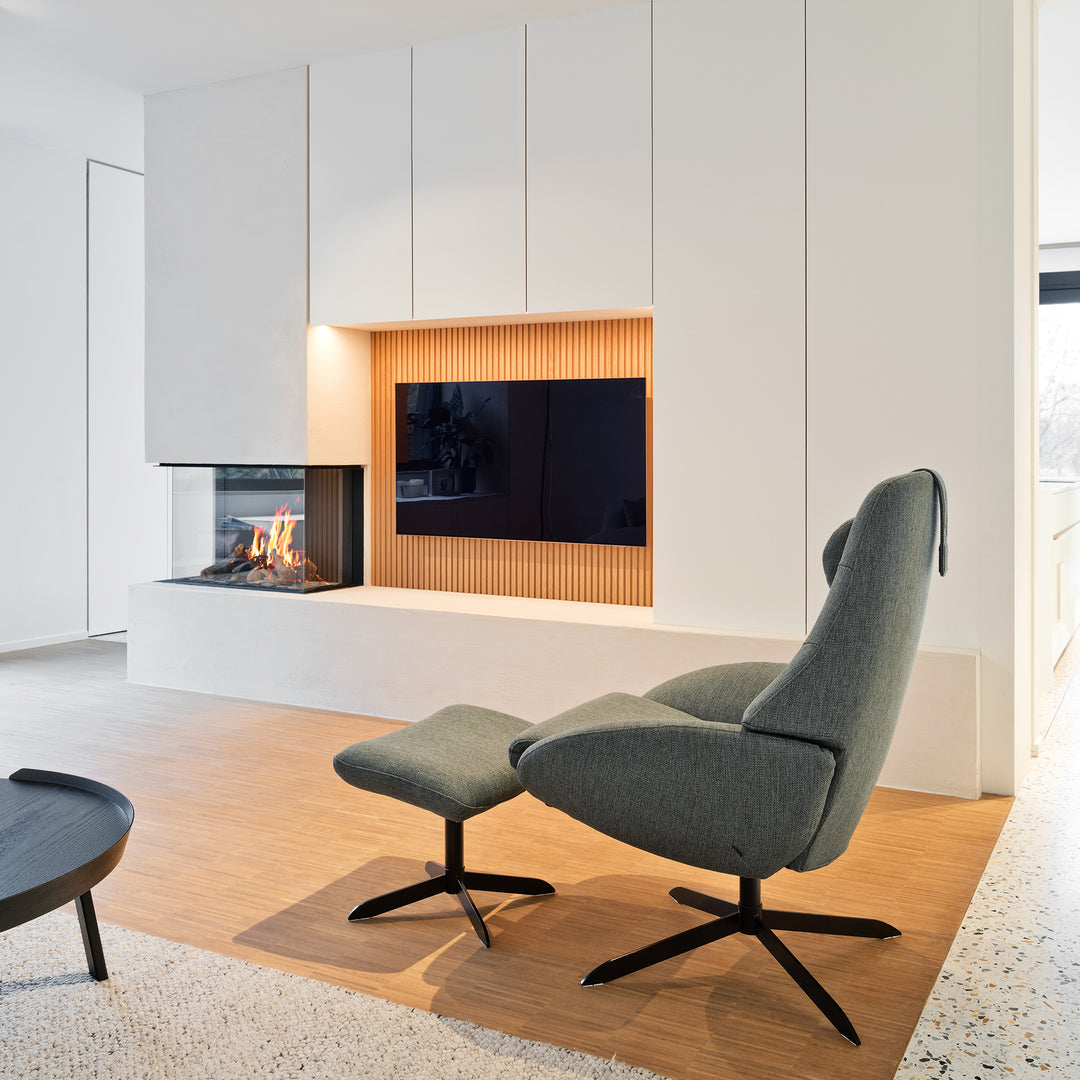 Houtmerk - Kast Ikono 04 - Stenen plateau met bovenkasten Kastcombinatie Houtmerk