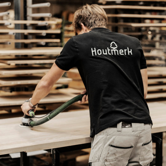 Houtmerk Domus® - Eetkamer zitbank met lades - Massief hout maatwerk Kasten Houtmerk