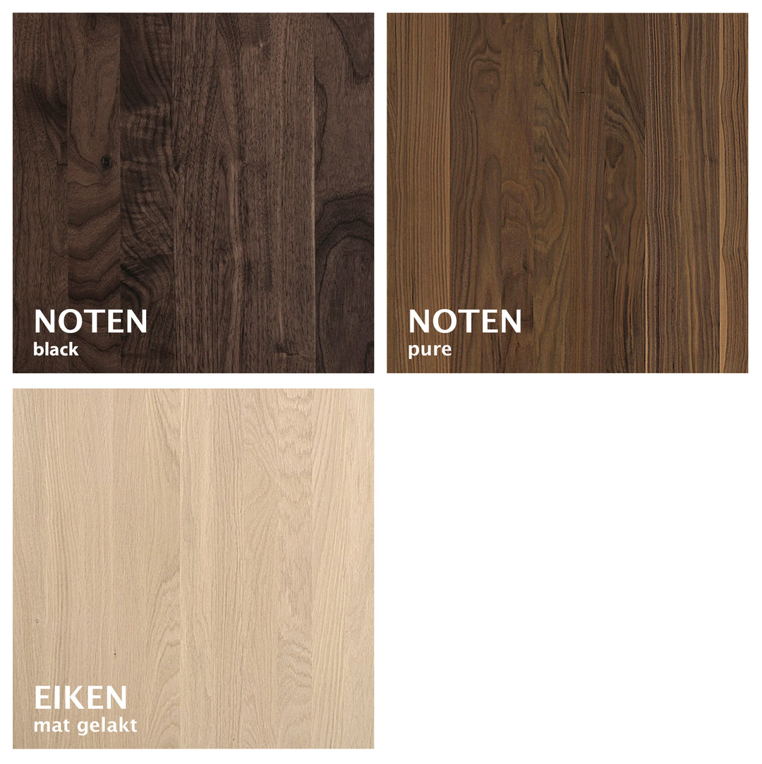 Houtmerk - Maatwerk houten Taatsdeur zonder kozijn - Noten Deuren Houtmerk