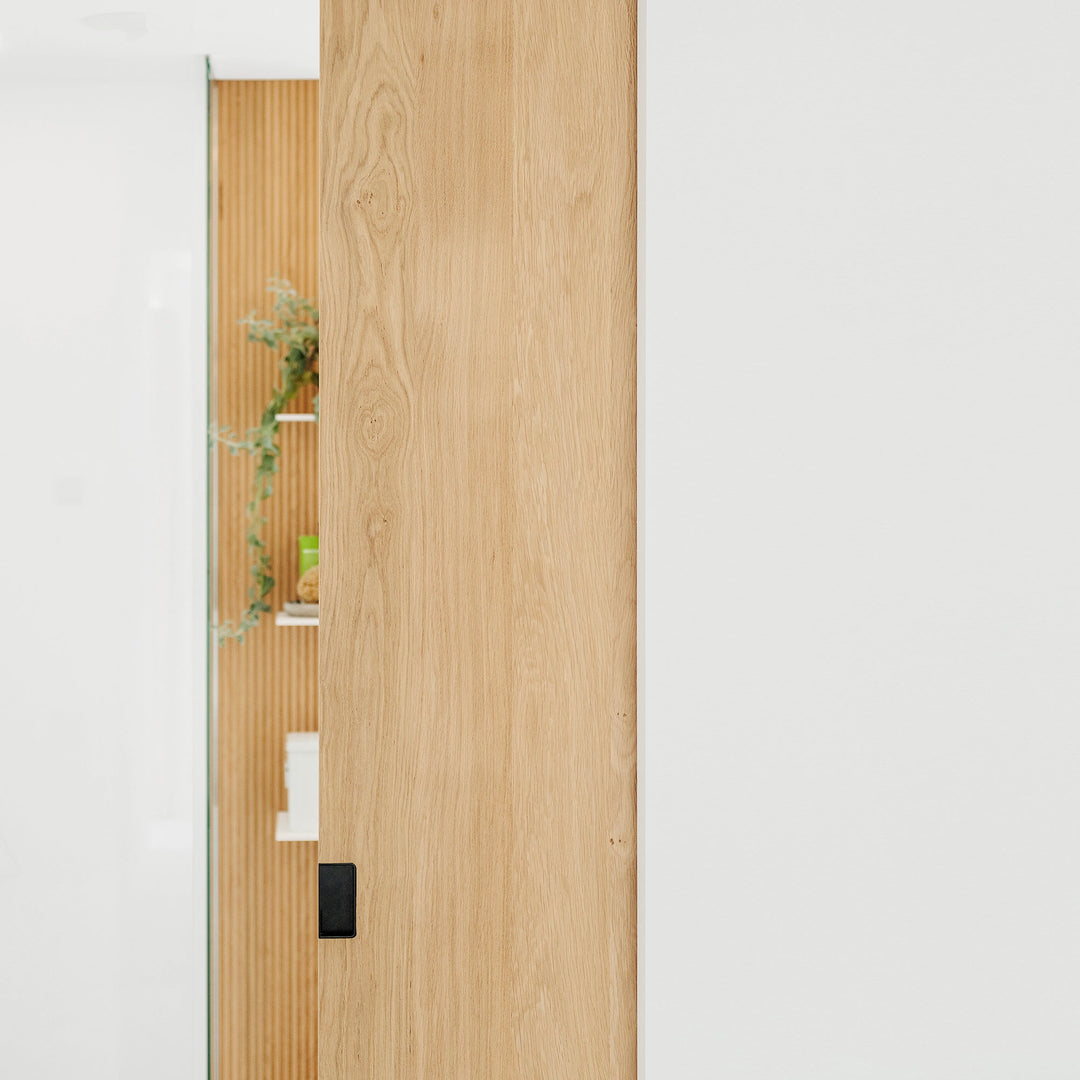 Houtmerk - Maatwerk houten Schuifdeur - Noten Deuren Houtmerk