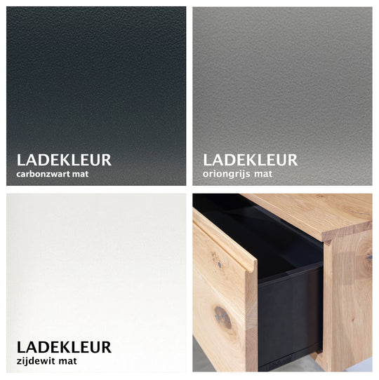 Houtmerk - Houten Badmeubel Malaga 75cm - Massief hout maatwerk - SALE Badmeubels houtmerk