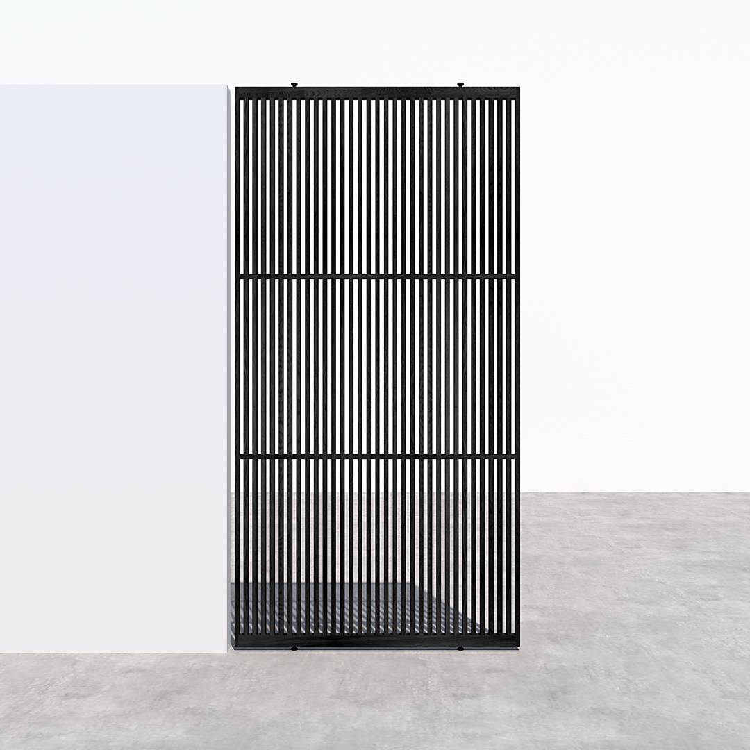 Houtmerk - Beits Kleuren Roomdivider Linea Standaard - Kamerhoog - SALE Roomdividers Houtmerk
