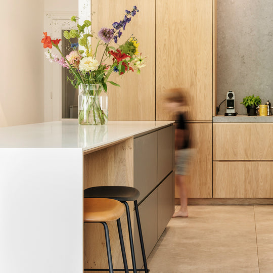 Houtmerk – Himacs Werkblad voor keuken – Solid Surface maatwerk Keukens Houtmerk