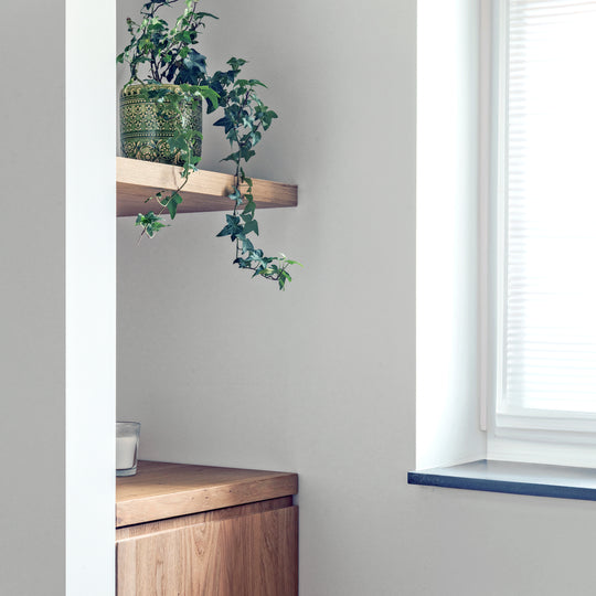 Houtmerk Domus® - Halfhoge kast met nisplanken - Massief hout maatwerk Kasten Houtmerk