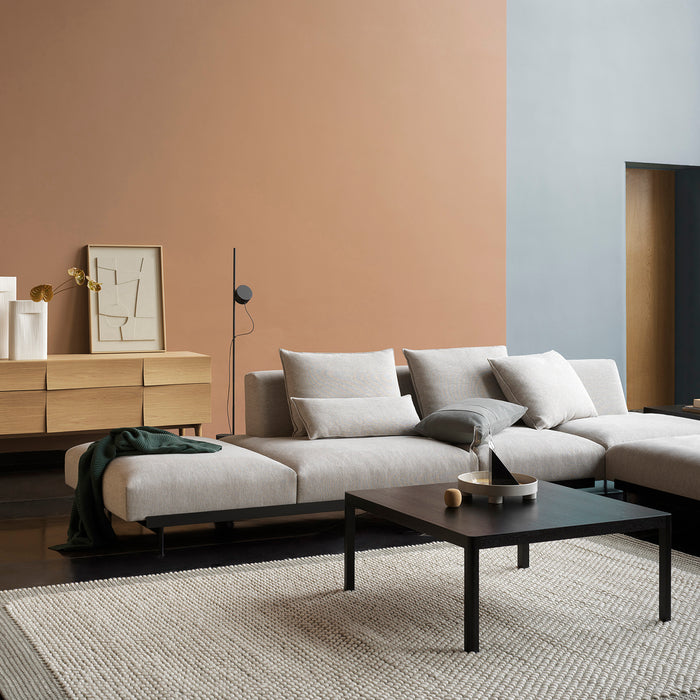 Muuto In Situ sofa, modulaire bank in slank design, prachtig gestoffeerd. Vele vormen zijn te maken binnen dit bankenprogramma