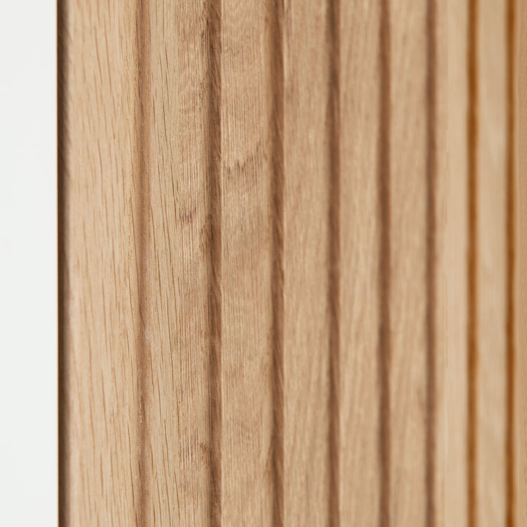 Houtmerk - Maatwerk houten Schuifdeur - Geprofileerd eiken Deuren Houtmerk