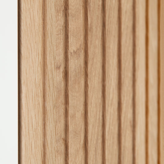 Houtmerk - Maatwerk houten Schuifdeur - Geprofileerd eiken Deuren Houtmerk