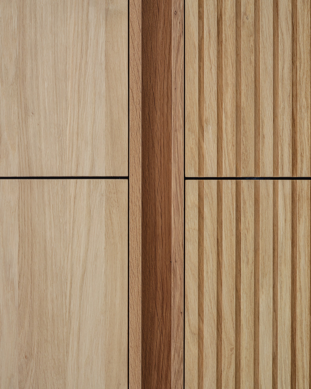 Houtmerk - Maatwerk houten Schuifdeur - Geprofileerd eiken Deuren Houtmerk