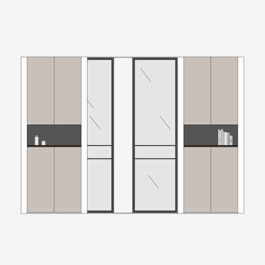 Houtmerk - Stalen En Suite deuren - maatwerk stalen schuifdeuren Deuren Houtmerk