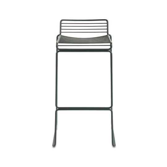 HAY - Hee Barstool - Barkruk Metaal Asphalt Grijs - SALE Stoelen Houtmerk