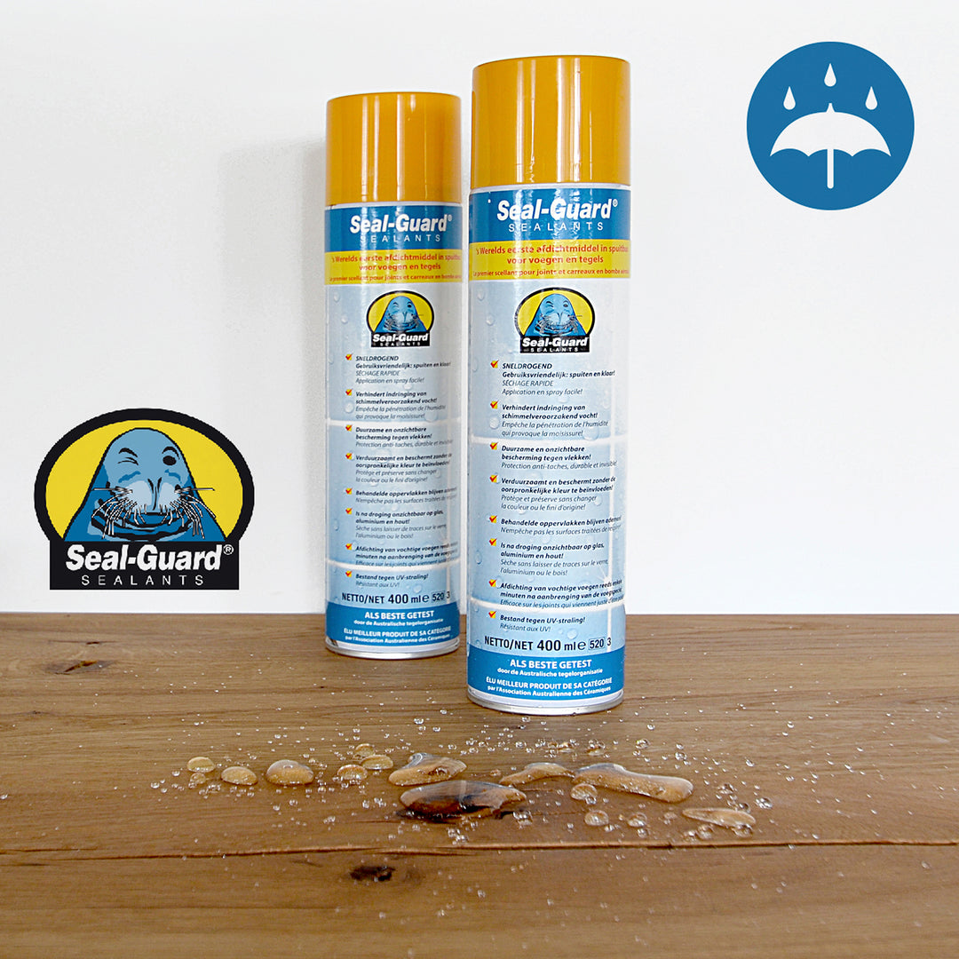 Houtmerk – Seal Guard – Impregneer voor hout, glas en steen Afwerking en Onderhoud Houtmerk