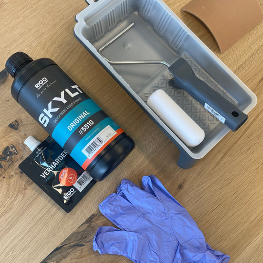 Houtmerk – Pakket Skylt - Ultra Matte Lak Afwerking en Onderhoud Houtmerk