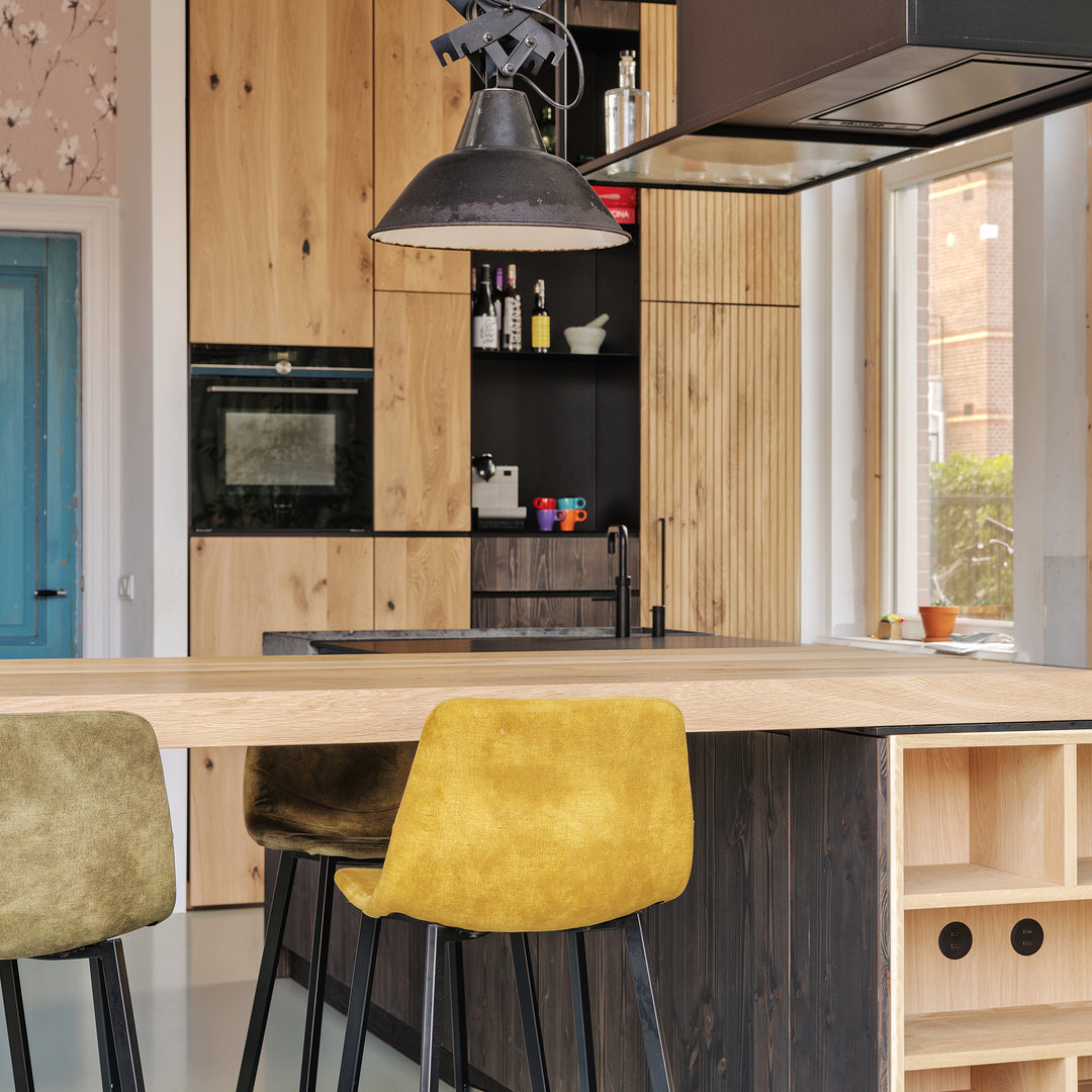 Houtmerk Ratio® - Plafondrek Hannover - Open vak gecoat staal Keukens Houtmerk