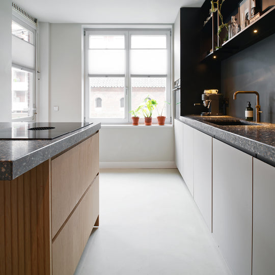 Ratio - Keukenfront LAB MPX - Arpa Fenix Arizona Beige 0748 Keukenfronten Houtmerk
