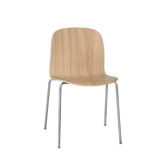 Muuto - Visu Chair Wood Base - Stoel met Houten Onderstel Stoelen Muuto   