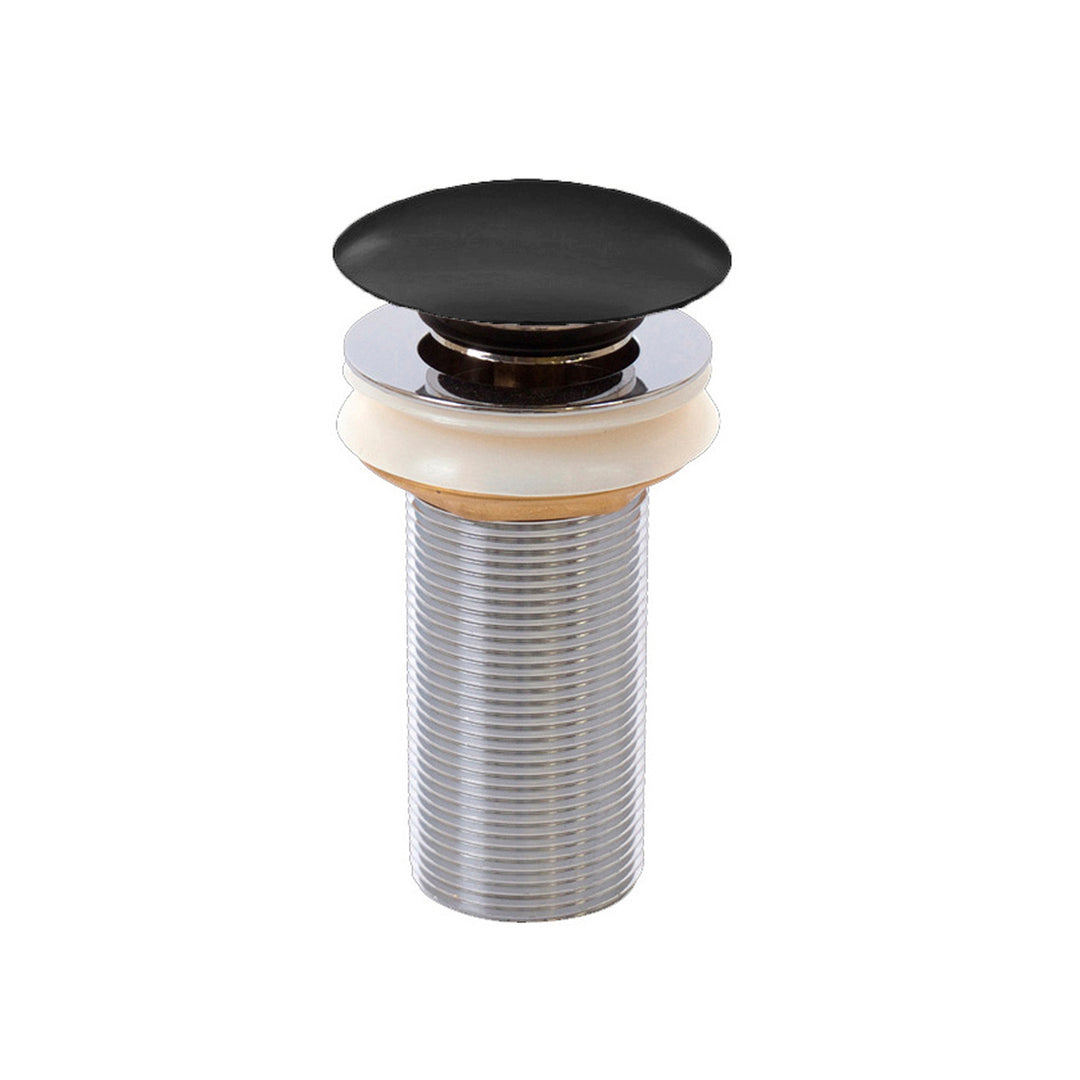 Houtmerk - Afvoerplug Zwart - Click waste Verlengde plug Badmeubels Houtmerk