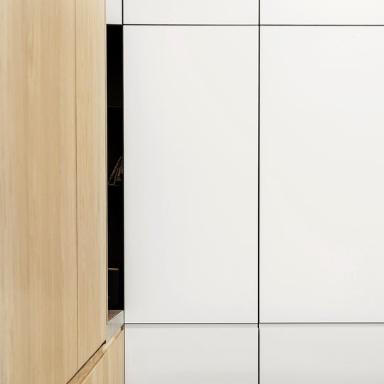 Houtmerk - Kast Forno 04 - Ladekast voor haard Kastcombinatie Houtmerk