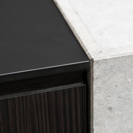 Houtmerk - Concreto wasbak hardsteen - maatwerk steen Wastafels Houtmerk