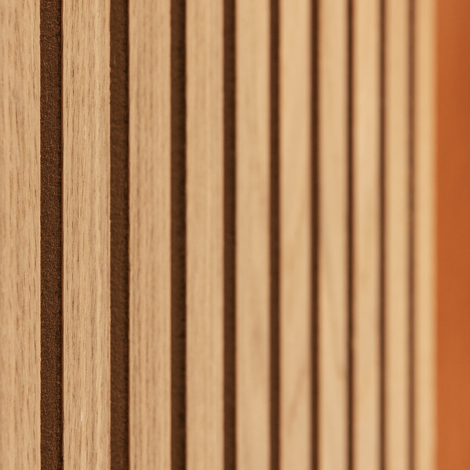 Houtmerk - Houten Wandpaneel met groeven profiel - Maatwerk Kasten Houtmerk