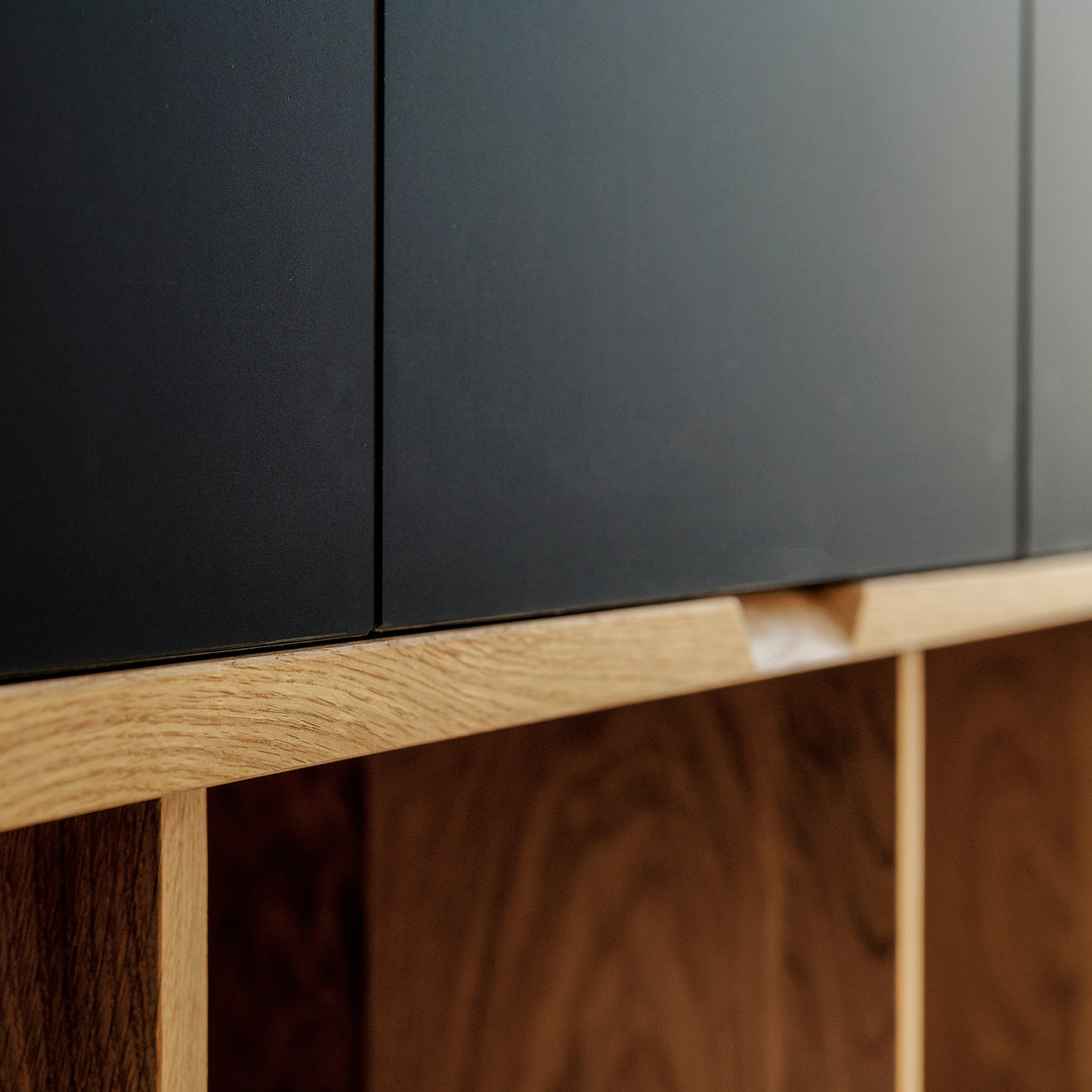Houtmerk Domus® - Zwevende wandkast Vero - Houten open vak Kasten Houtmerk