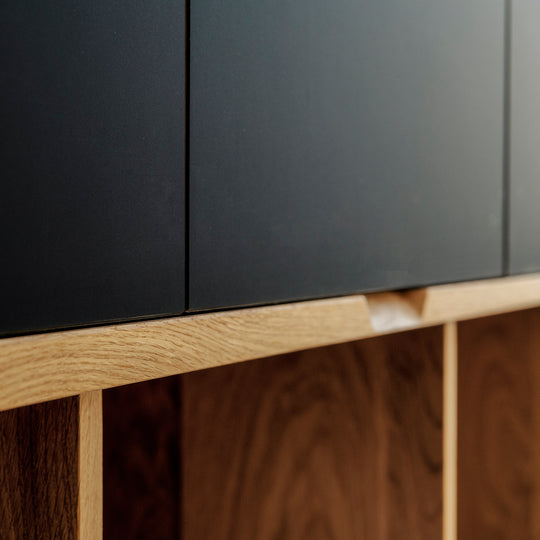 Houtmerk Domus® - Zwevende wandkast Vero - Houten open vak Kasten Houtmerk
