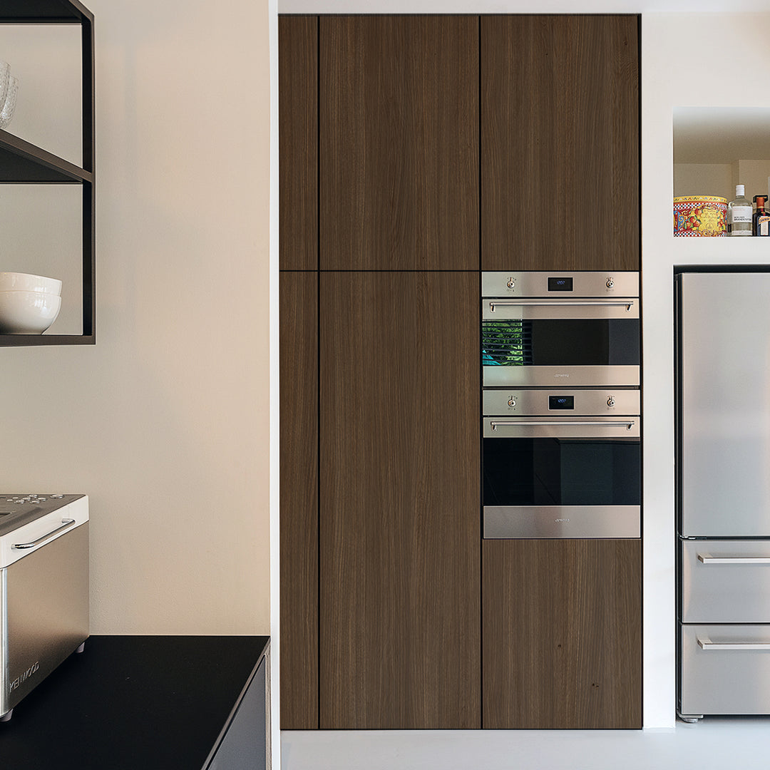 Ratio - Keukenfront VANDERLAAN - Eiken Fineer Black Walnut Beits Keukenfronten Houtmerk